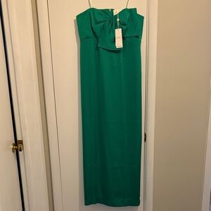 Lilly Pulitzer Elegant Green Strapless Dress